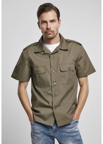 Urban Classics Brandit US Shirt Ripstop shortsleeve olive - XL