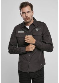 Urban Classics Brandit Luis Vintageshirt black - 3XL