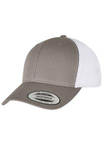 Urban Classics Flexfit YP CLASSICS RECYCLED RETRO TRUCKER CAP 2-TONE grey/white - One Size