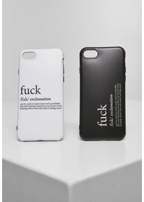 Fuck I Phone 6/7/8 Phone Case Set black/white - One Size