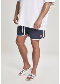 Urban Classics Retro Swimshorts navy/white - XXL