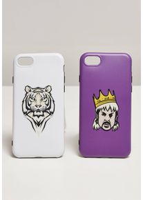 Big Cats I Phone 6/7/8 Phone Case Set white/violet - One Size