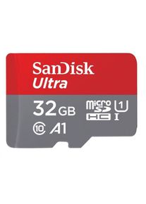 Sandisk MicroSDHC karta 32GB Ultra (120MB/s, A1 Class 10 UHS-I, Android - Tablet Packaging, Memory Zone App) + adaptér