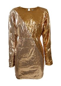 Influencer Dames Jurk goud 42