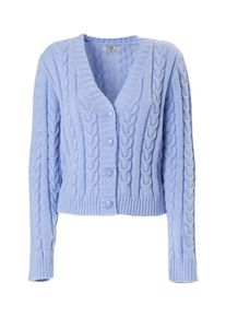 Influencer Dames Gebreid vest blauw L