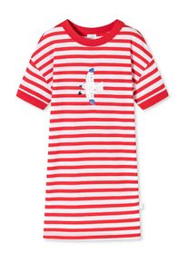 Schiesser Nachthemd 'Natural Love' rood / wit 92