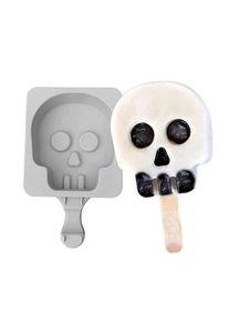 maskworld Stampo in silicone a forma di teschio per ghiaccioli
