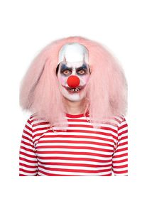 maskworld Horrorclown Perücke rosa