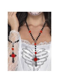 Smiffys Set di gioielli Dia de los Muertos