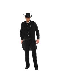 Western sheriff costume black