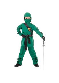 Costume da combattente ninja per bambino verde