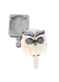 maskworld Stampo in silicone a forma di gufo per ghiaccioli