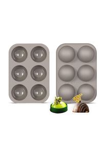 maskworld Hemisphere silicone mould for ice cubes and for baking 6-grid