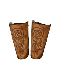 maskworld Brassards en cuir - Wyrm