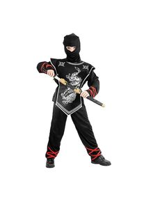 maskworld Costume de ninja enfant dragon argenté
