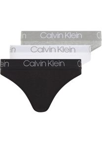 Calvin Klein Tanga »3PK HIGH LEG TANGA«, (Packung, 3 St., 3er-Pack), mit klassischem Logobund