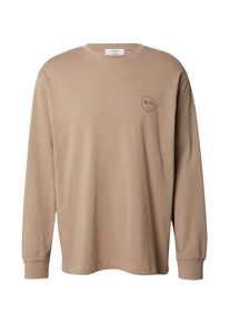 DAN FOX APPAREL Shirt 'Koray' (GOTS) Herren hellbraun / anthrazit Größe M
