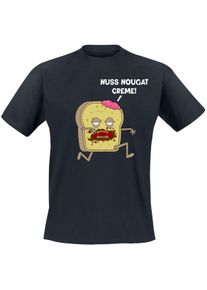 Food Zombie Toast T-Shirt schwarz