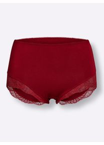 wäschepur Dames Hipster in kers ,maat 36/38, Witt, 76% Modal, 18% Polyamide, 6% Elastan