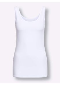 Dames Top in wit ,maat 36, WITT, 95% Katoen, 5% Elastan