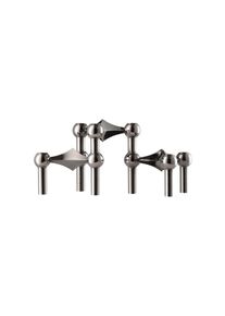 STOFF Nagel - Candle holder (set with 3 pcs) - Black Chrome