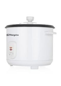 Orbegozo arrocera y vaporera CO 3031, 1,8 litros de capacidad, olla de aluminio antiadherente, protección contra ebullición en seco, 700 W