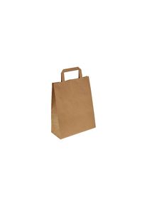 ratioform Papieren draagtas, bruin, l x b x h = 220 x 105 x 280 mm, 70 g/m², VE = 250 stuks, vanaf 10 VE