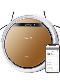 ZACO V5x Staubsaugerroboter mit Wischfunktion | gold/weiß