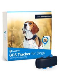 Tractive GPS DOG 4 - GPS Tracker für Hunde mit Aktivitätstracking | EXKL. ABO | TRNJADB | Mitternachtsblau