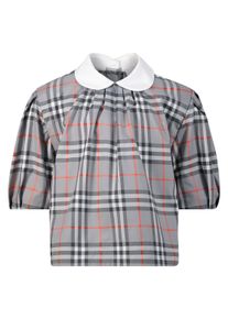 Burberry Kinder Grijs blouse voor meisjes