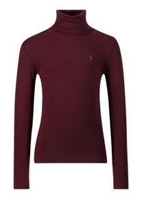 Polo Ralph Lauren Kinder Bordeaux rood shirt met lange mouwen voor meisjes