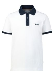 BOSS Kinder Wit Polo voor jongens