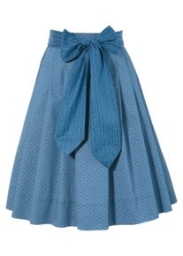 Turi Landhaus Trachtenrock Mit Süßem Streublumen-Muster bunt, Größe 116, Trachtenrock mit kleinem all-over Streublumen-Muster