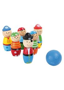 Small Foot Wooden Bowling Set Pirate Throwing Game