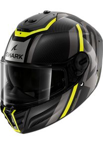 SHARK Spartan RS Carbon Shawn, integraalhelm , kleur: zwart/geel/donkergrijs , maat: L