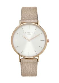 Liebeskind Berlin Dames Analoog horloge beige / rose-goud / zwart / zilver One Size
