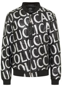 Carlo Colucci Heren Tussenjas 'Dardengo' zwart / wit M