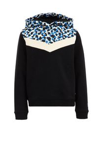 WE Fashion Bluzka sportowa dla dziewczynek niebieski / czarny / biały Rozmiar 92