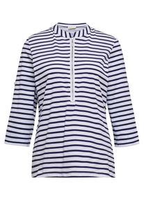 GOLDNER Dames Shirt blauw / wit S