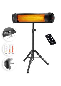 Monzana® Chauffage radiant infrarouge 2500W Noir