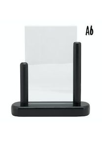 Securit Marco de póster de mesa - Acabado en maderadura lacada - Marco transparenteremovible - A6