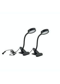 Securit Lámpara LED - Ilumina cualquier pizarra de tiza para pavimentos y/o exhibidor de información - conjunto de 2