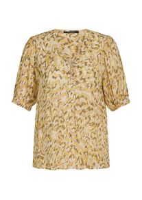 Bruuns Bazaar Dames Blouse 'Hassel' honing / lichtgeel / olijfgroen / abrikoos XS