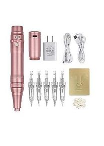 BaseKey Permanent Make-up-Kits Professionelles Niveau / Sicherheit / Geräuscharm 1pcs Tattoo Pen,5pcs Tattoo Needles ,1Pcs Battery,1Pcs Adapter,1Pcs Connect Li