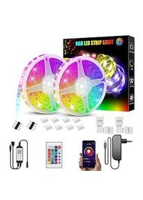 20 m 65,6 ft LED-Streifenlicht Bluetooth Smart App-Steuerung RGB-Farbwechsel 360 LEDs SMD5050 Musik-Sync-Home-Party-Dekoration