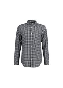 Gant Heren Overhemd grijs / zwart S