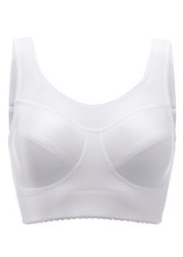 Miss Mary Of Sweden Dames Steunbeha zonder beugel in wit ,maat 100F, Witt, 59% Polyamide, 28% Katoen, 13% Elastan