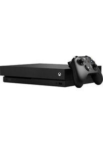 Microsoft Xbox One X | 1 TB | 2 Controller | schwarz