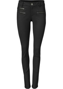 Heine Damen Röhrenhose in Stretch-Qualität in schwarz ,Größe 19, Witt, 98% Baumwolle, 2% Elasthan. Beschichtung: 100% Polyurethan