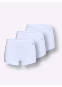 Dames Panty in wit ,maat 36, WITT, 95% Katoen, 5% Elastan